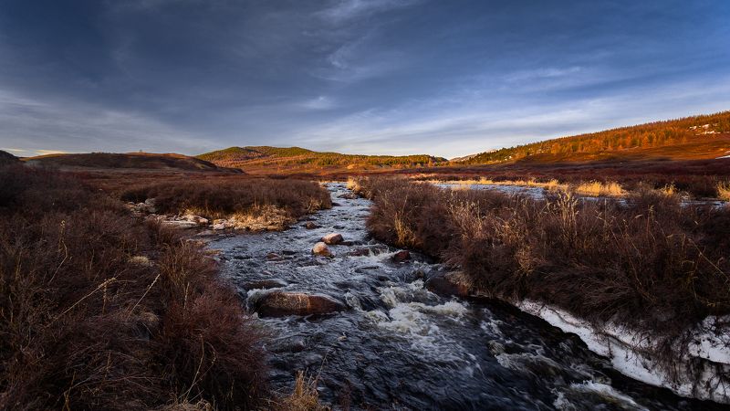 Вода, река, ручей, лёд Рождение летаphoto preview