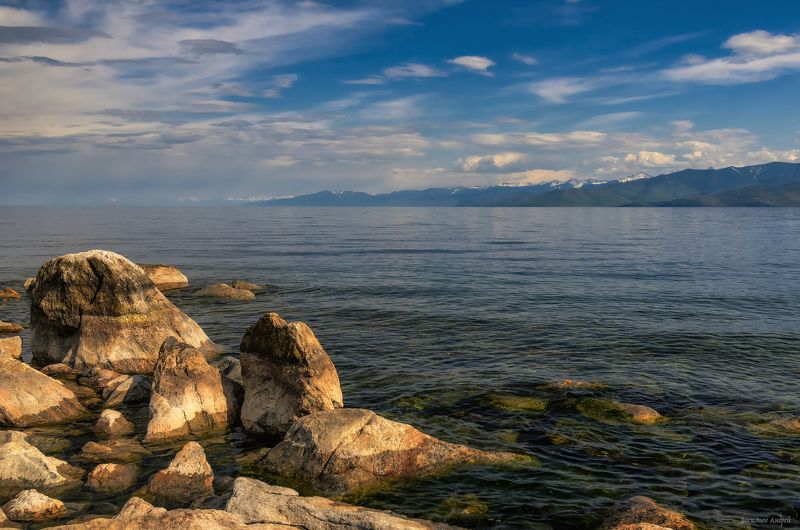 байкал, природа, иркутская область, озеро байкал Вечер на берегу Байкалаphoto preview