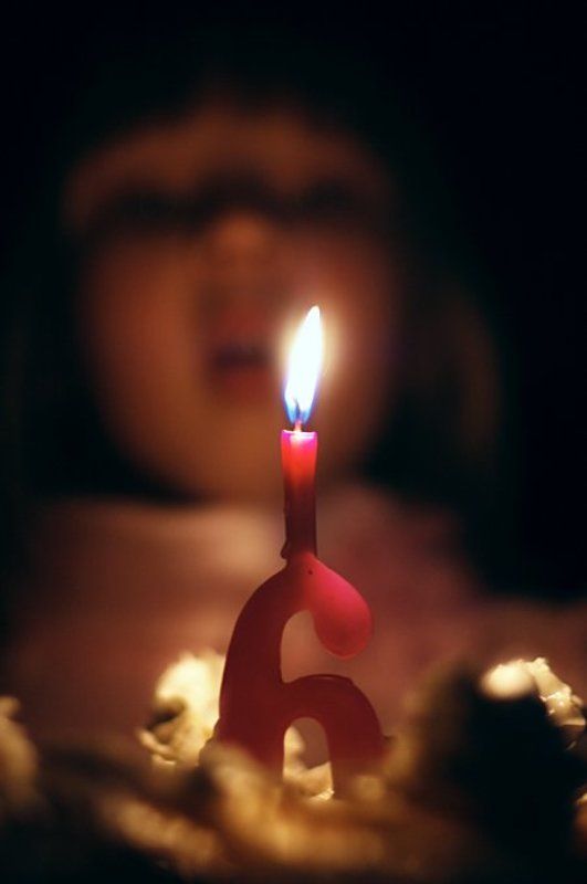 дочка, свечка, праздник, торт День Рожденияphoto preview