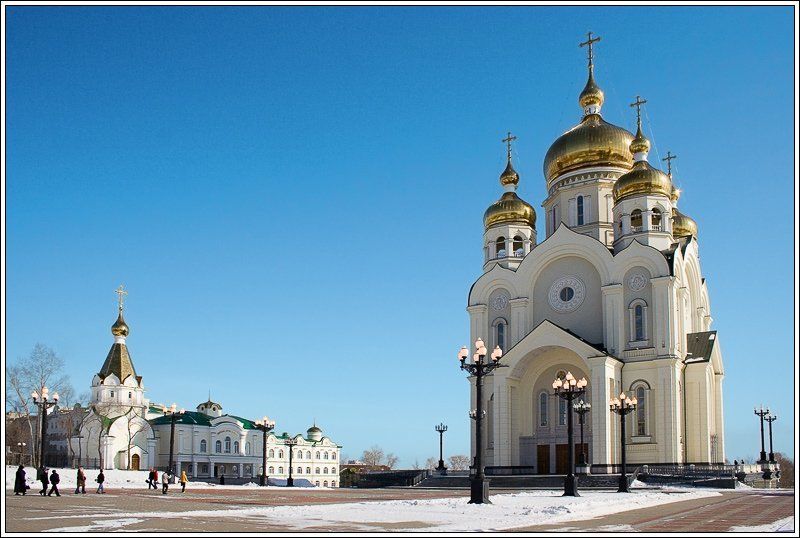 Хабаровск, храм, духовная семинария photo preview