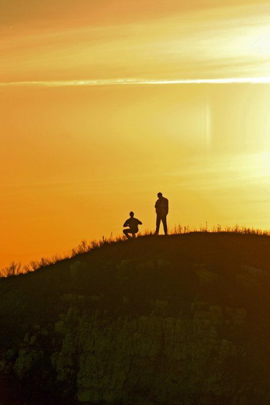 закат, гора, скала, когда пора домойphoto preview