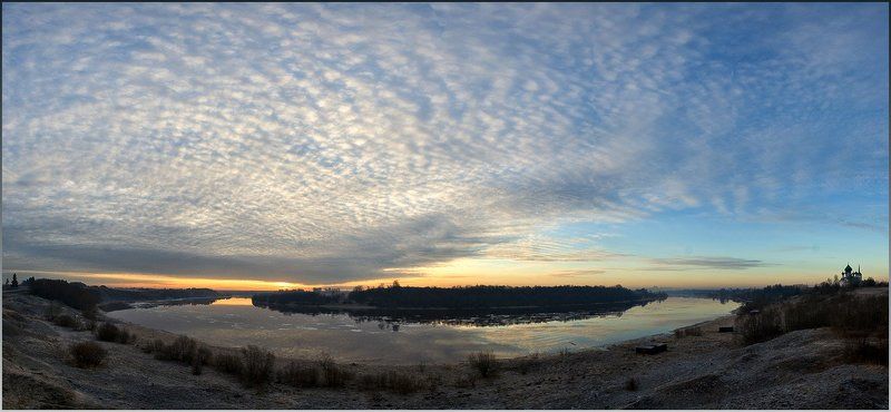 река, волхов, старая ладога, восход, утро, По пути из варяг в греки.photo preview