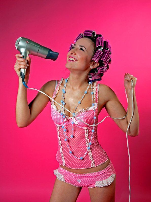 бигуди, фен, photo-park photo preview