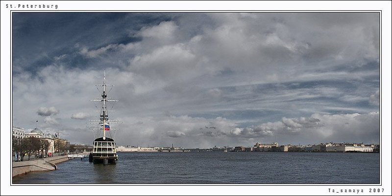 панорама, питер, нева C Троицкогоphoto preview