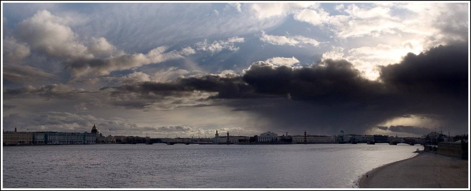 питер, петербург, стрелка, весна, нева, Братаев Юра