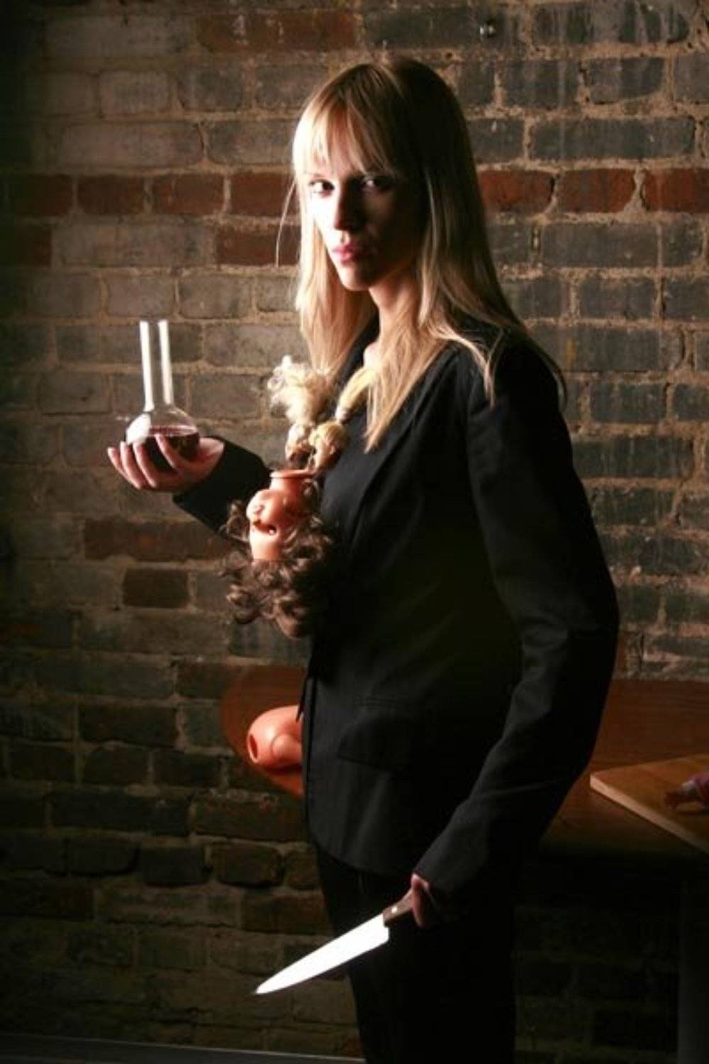 девушка, куклы, нож, голова, тело, страсть, символ, сосуд, жажда, Vincent