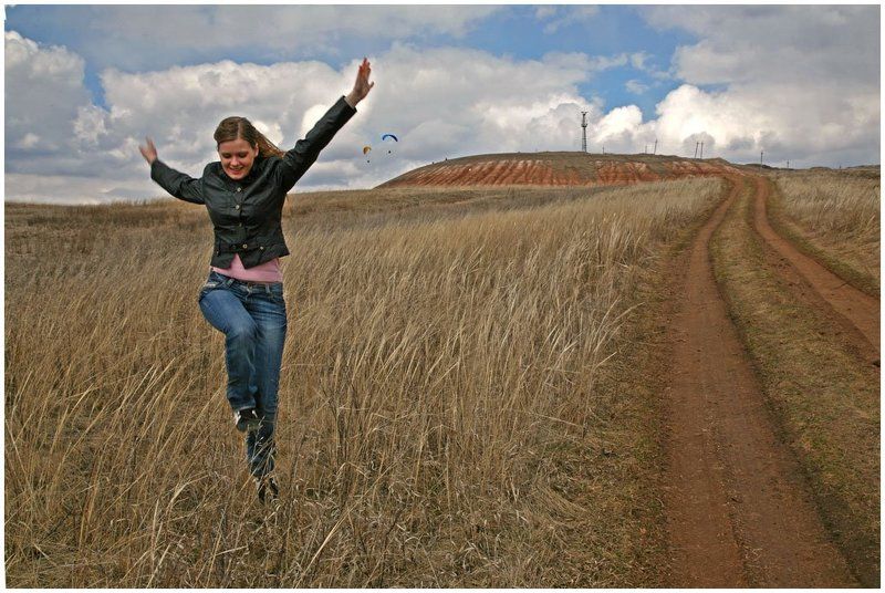 пароплан, гора, самара, летатьphoto preview