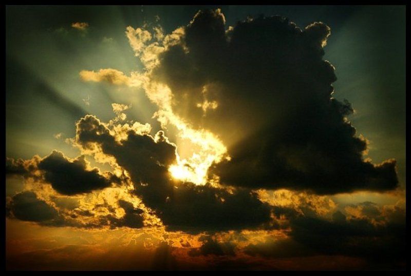 небо,облака,солнце,закат ближе к Богуphoto preview