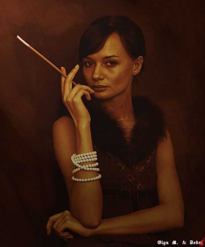 dedal\'s studio ольга малышева Портрет Ольги Малышевой (стилизация)photo preview