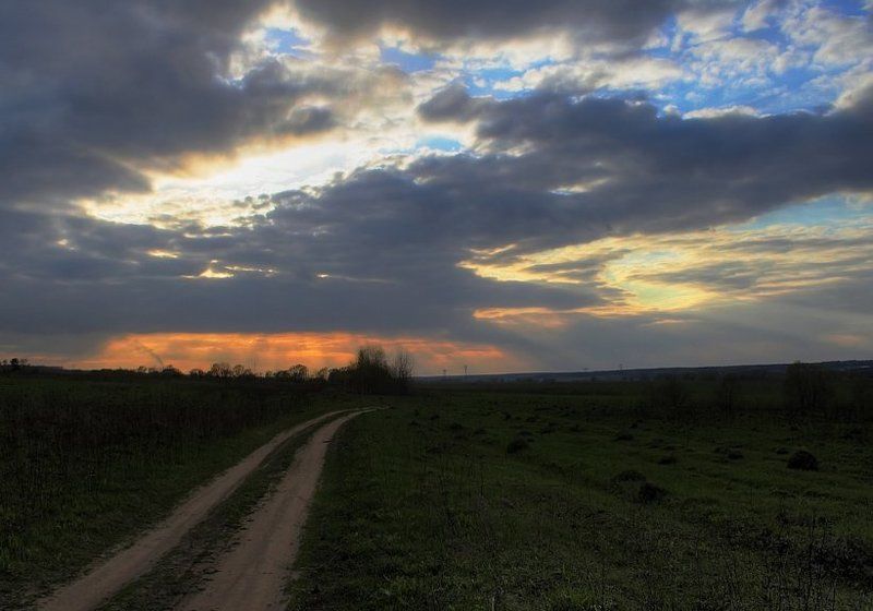 закат, сеньково, вечер Закатная палитраphoto preview