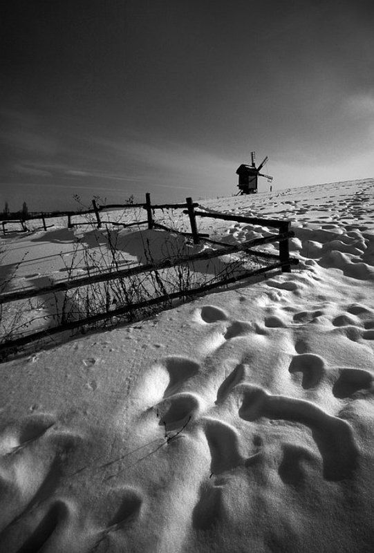 пейзаж, зима, пирогово, закат из зимнего... фото превью