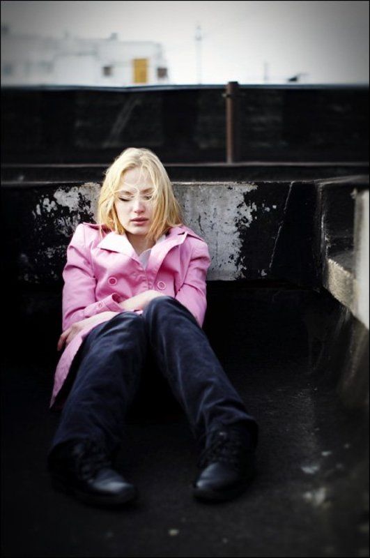 даша, крыша * * *photo preview