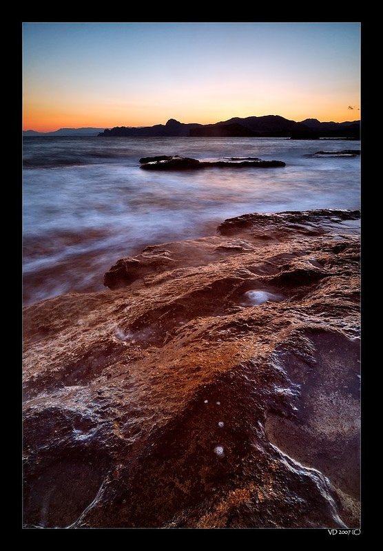 вечер, море, берег, закат Edge of the Seaphoto preview