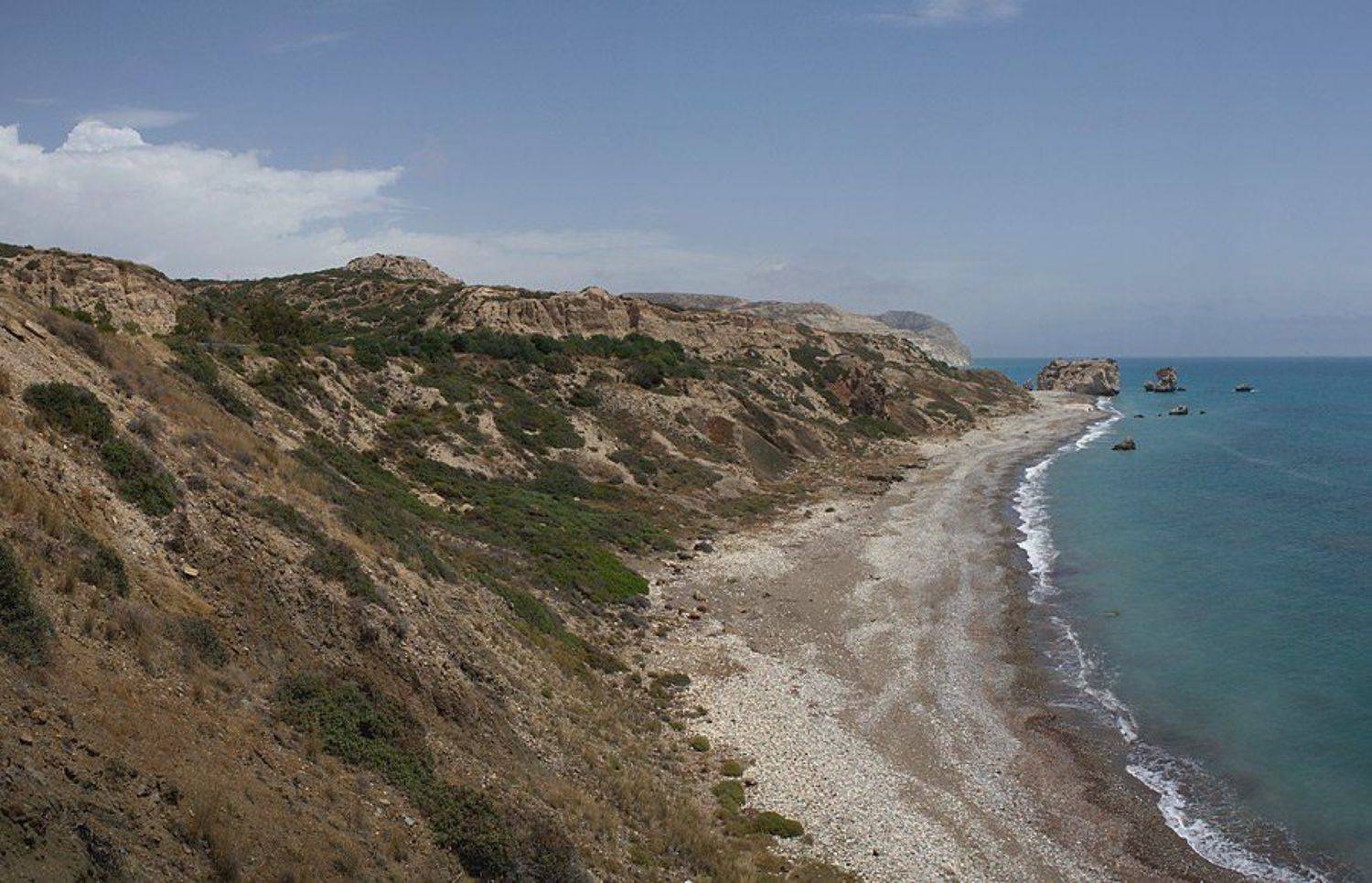 остров кипр камни афродиты море, denn68