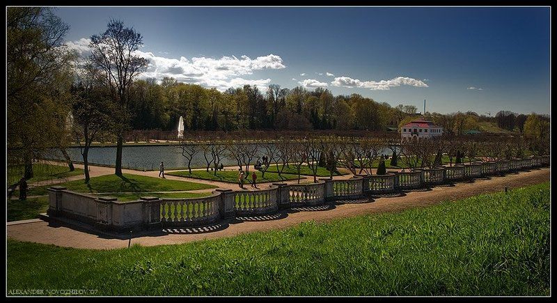 петродворец, петергоф, фонтаны, солнце, открытка, парк, марли, пруд МАРЛИphoto preview