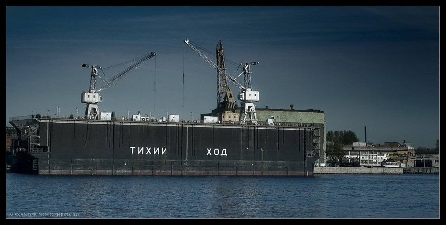 журавли, набережная, порт, пейзаж, город, небо, док, тихий, ход, Zerkalka