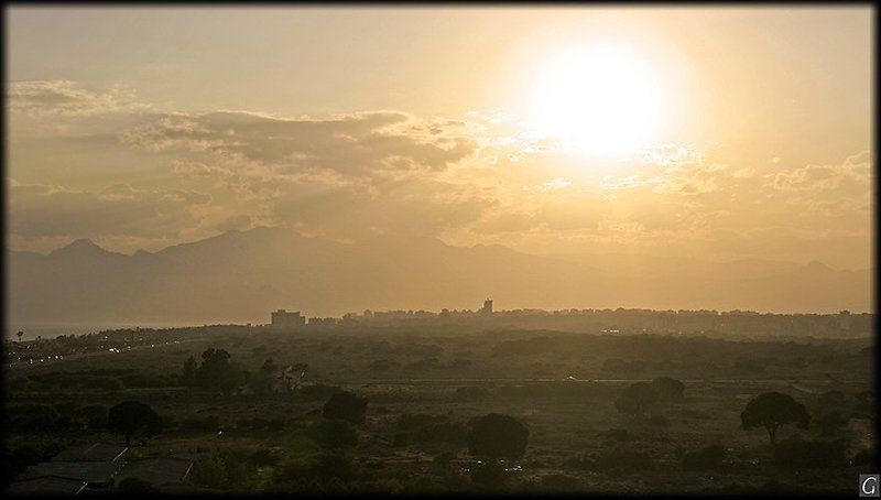 турция, анталия, закат, апрель Анталийский закатphoto preview