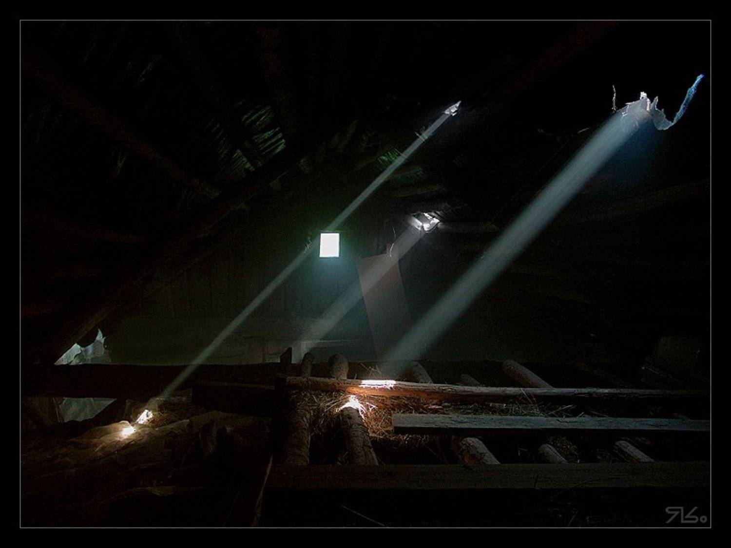 чердак, конёк, крыша, лучик, нло, Константин Янситов