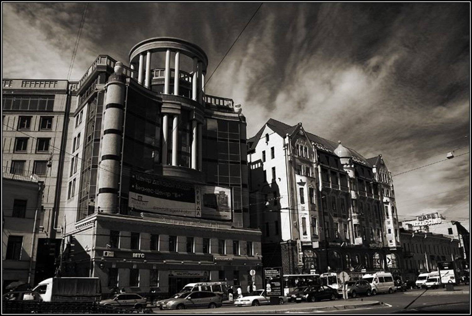 Новая архитектура Петербурга. Автор: Дмитрий Шамин питер, петербург город, архитектура, дом, здание, небо, облако, вид, dyadyavasya, Дмитрий Шамин