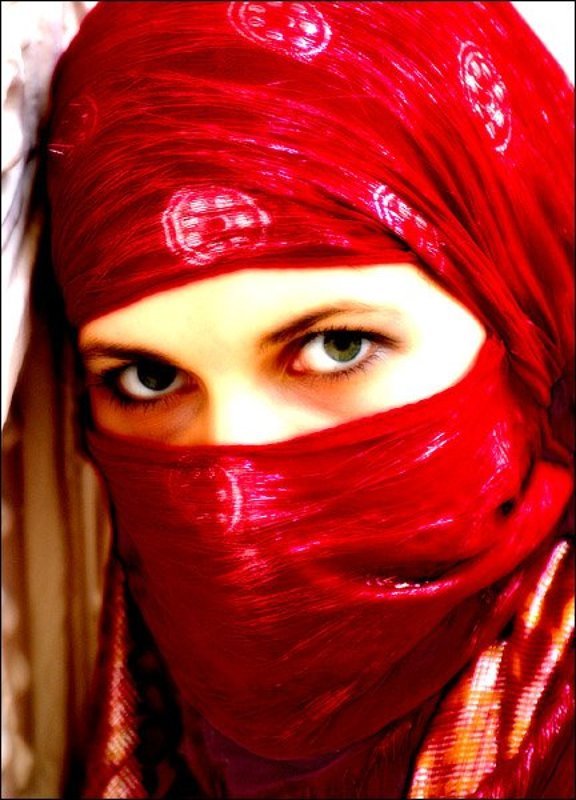 портрет, девушка, платок, amelie_fox Гюльчатай, открой личикоphoto preview