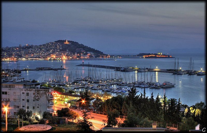 турция, кушадасы, после заката, апрель, эгейское, море Kushadasi. After sunset.photo preview