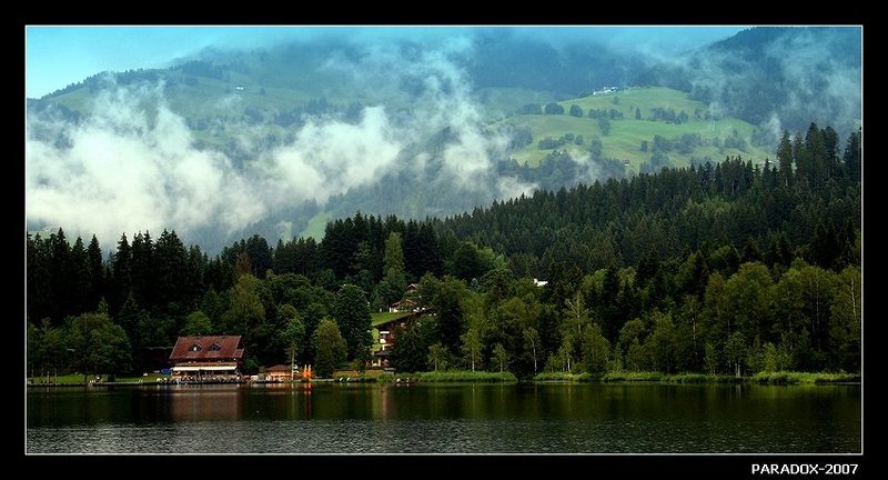 австрия,черное озеро,альпы,китцбуэль,paradox Не только море бывает Черным фото превью