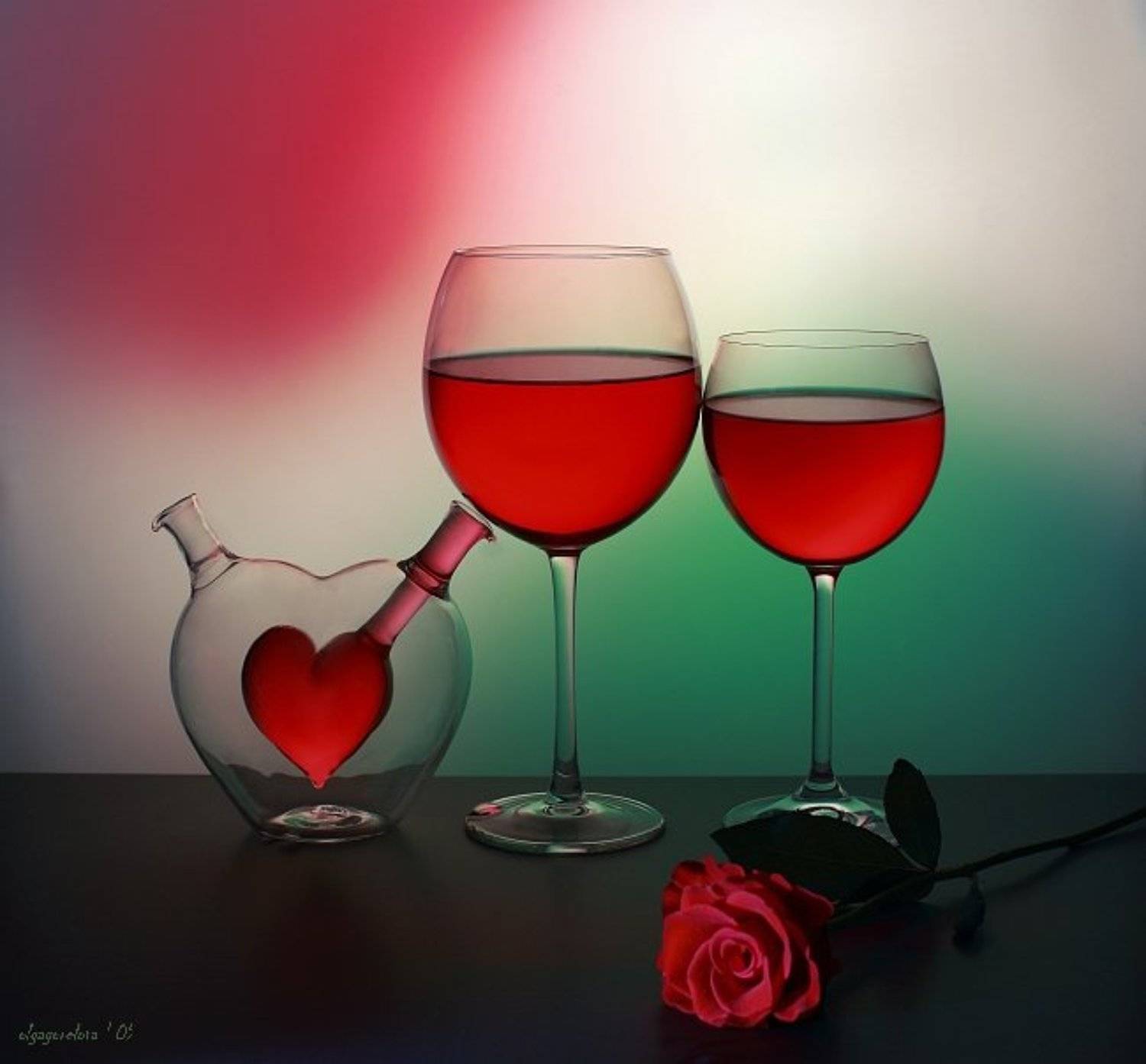 стекло, фото, любовь, натюрморт, Ольга Горелова