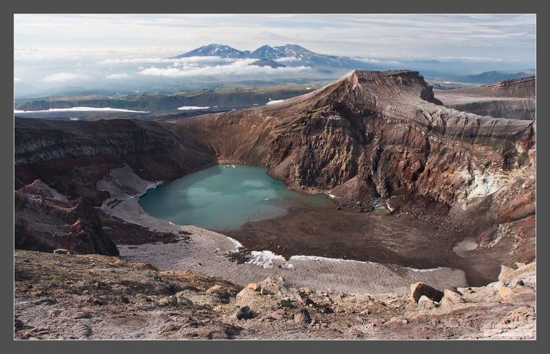 камчатка, вулкан, горелый, асача На вершине вулкана Горелыйphoto preview