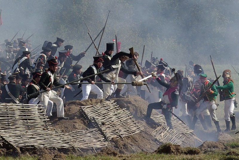 военно, историческая, реконструкция, бородино, 1812, война, штурм Штурм флешиphoto preview