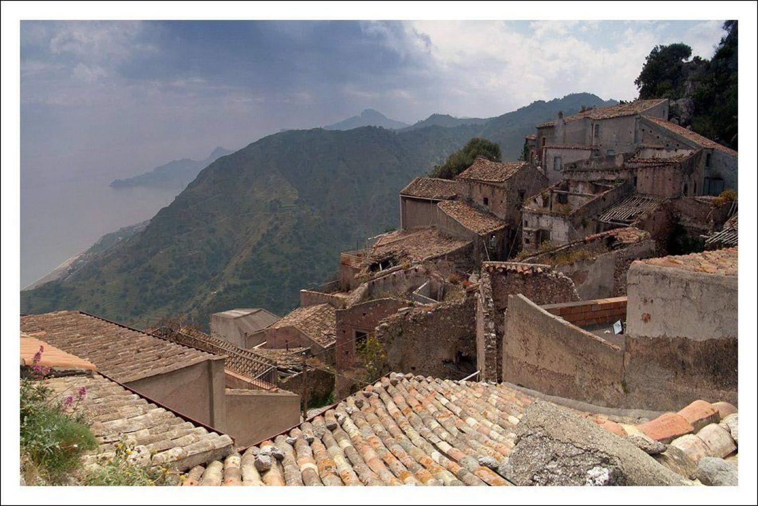 италия, сиция, горы, крыши, карлсон, Ann Miller