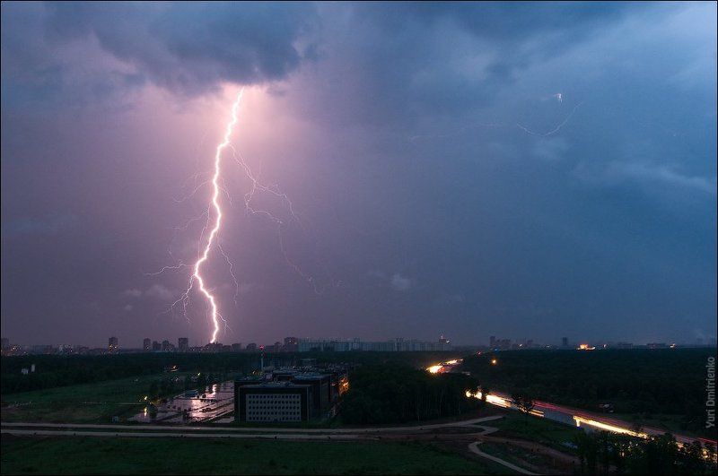 lihgtning, city, moscow, thunder, thunderbolt, гроза, молния, москва, dmitr Lightningphoto preview
