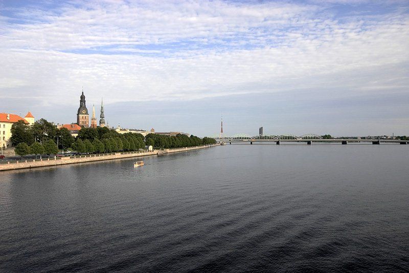 рига, даугава, rigas pils Даугаваphoto preview