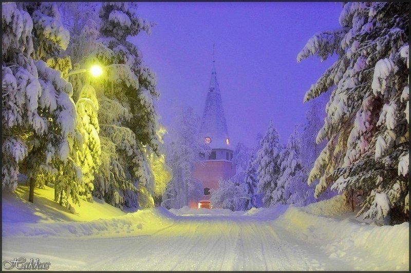 швеция,скандинавия,лапландия,сказка,зима,заполярье,пейзаж,природа Здесь живет сказкаphoto preview