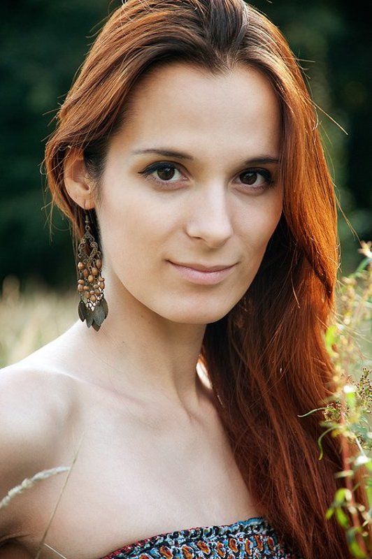 даша, портрет, крупный план, девушка, природа, поле Дашаphoto preview