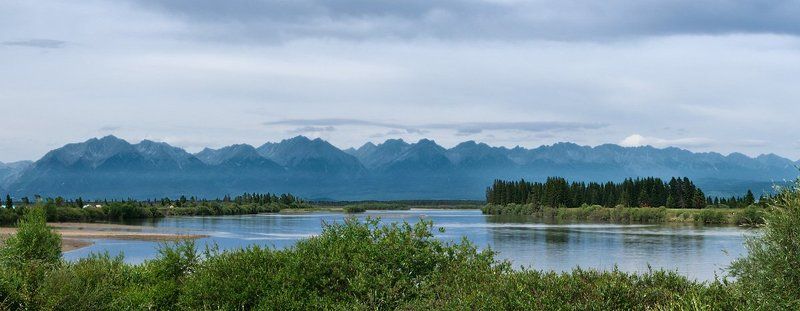 байкал, бурятия, тункинская долина, восточные саяны, пос. аршан, река иркут, туман, горы, панорама, 2009 аршан фото превью