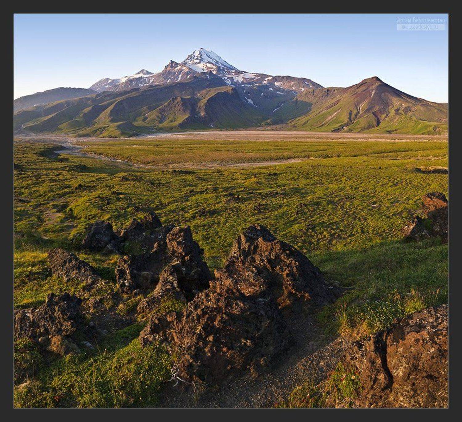 Вулкан Зимина. Автор: Артем Безотечество камчатка, вулкан, зимина, безымянный, Артем Безотечество