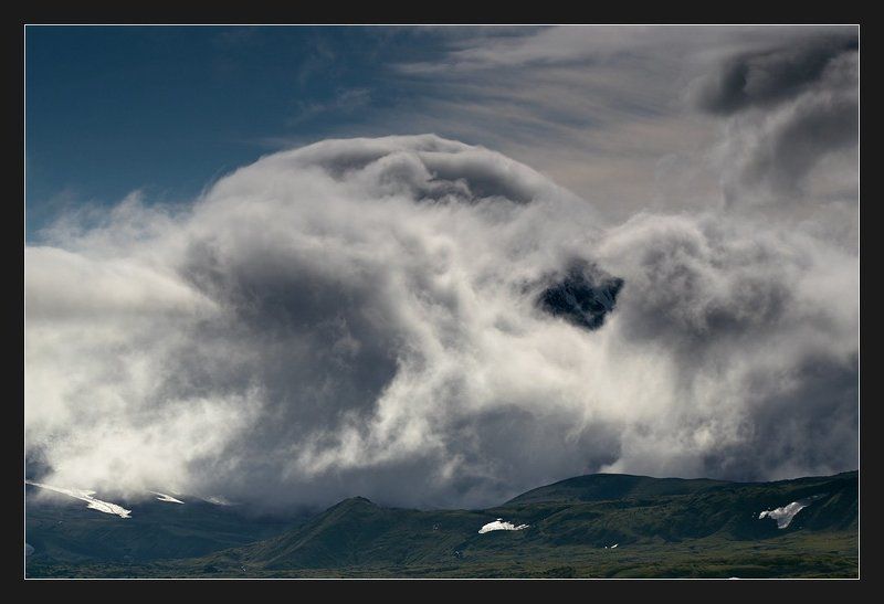 камчатка, ключевская группа вулканов Почти идеальный штормphoto preview