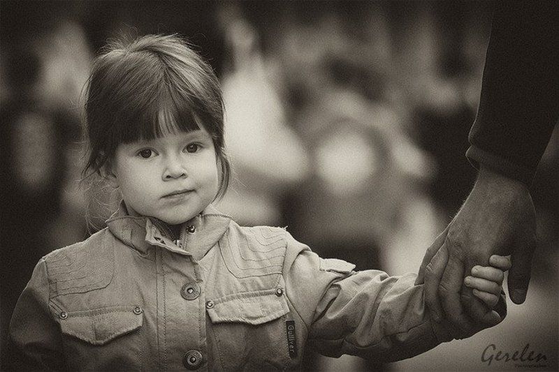 дарья, ребенок, портрет Я папу веду на парад фото превью