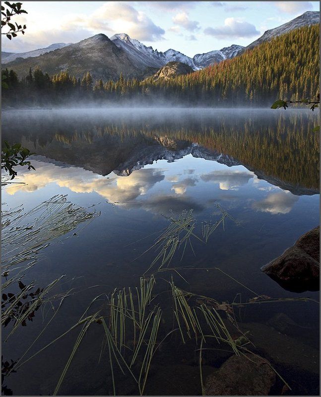 Туман на медвежьем озере.photo preview