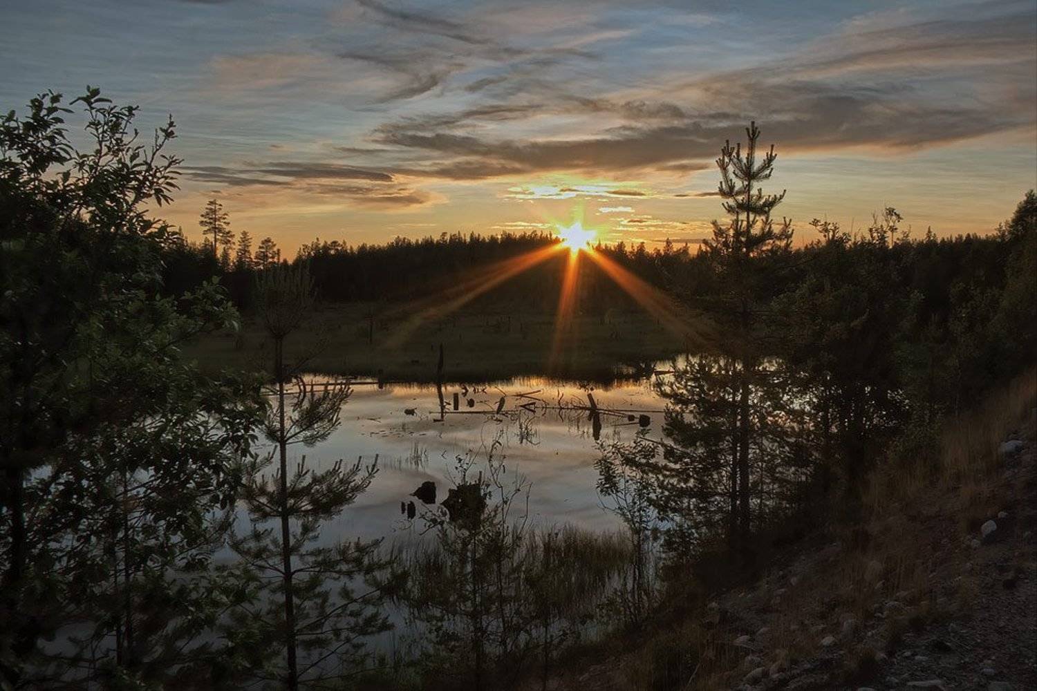карелия, вечер, Gerelen