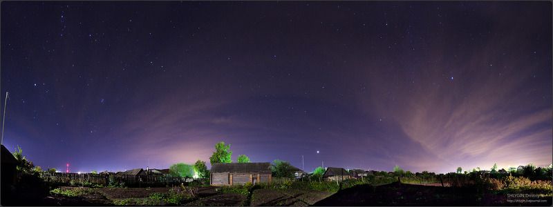 белоомут, московская область, ночь, пейзаж полуночный Белоомутphoto preview