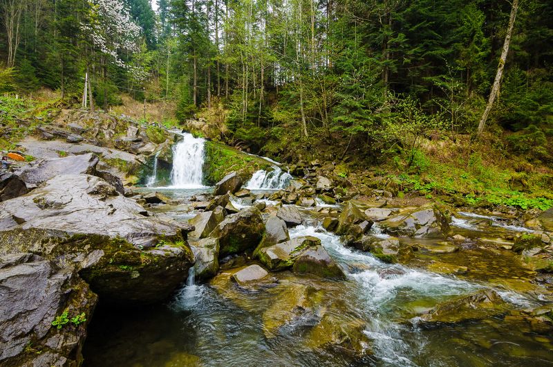 водопад, карпаты, сколе, вода, скалы, камни, лес Кам’янкаphoto preview