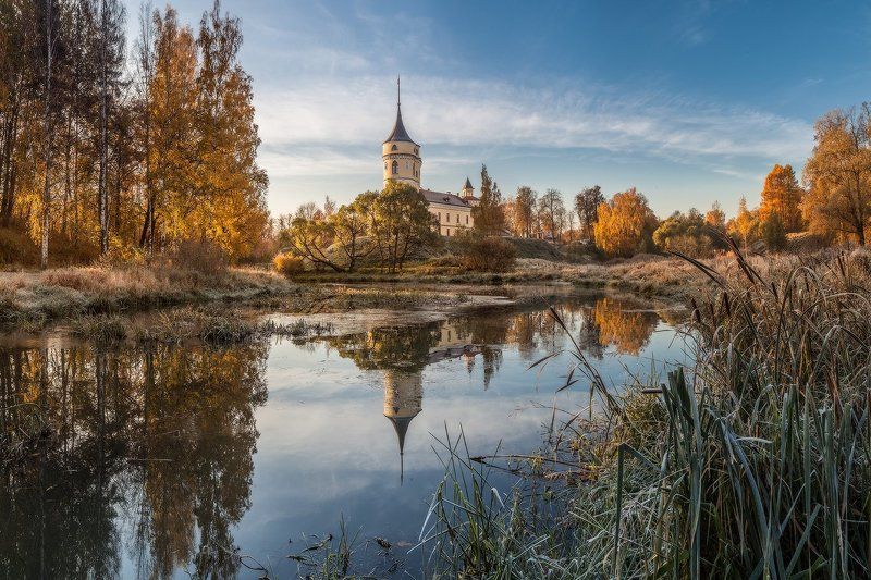 Бип, Мариенталь, Осень, Павловск, Рассвет, Россия, Славянка, Тызва про утреннюю сказку парка Мариенталь...photo preview
