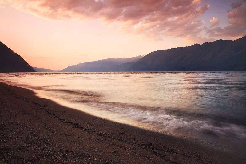 озеро, вода, алтай Золотое озеро Алтая фото превью