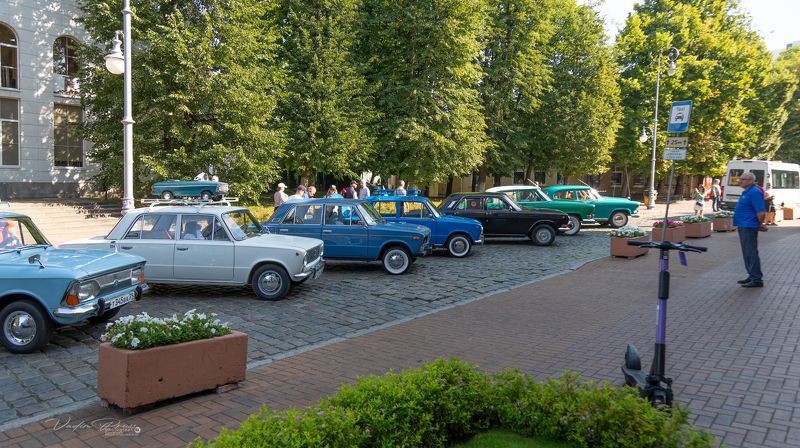 ретро, Калининград, фотография, машины, совок, СССР, улица, Свирин Вадим, 2023 год, стрит, автолюбители «Ретрострой»photo preview