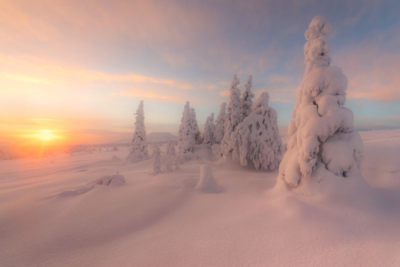 зима, уральские горы, гух Снежный пледphoto preview