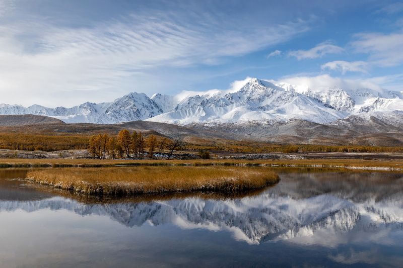 altay, russia, reflection, lake, озеро, отражение, горы Reflection фото превью