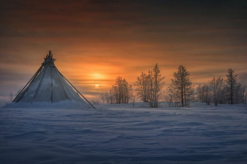 алтай, озеро, горы, лес, природа, закат, рассвет, красота, приключения, путешествие Дыхание Севераphoto preview