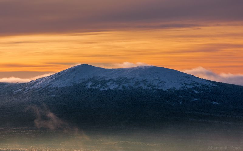 горы, пейзаж, урал, закат, зима Гора Круглица, НП Таганайphoto preview