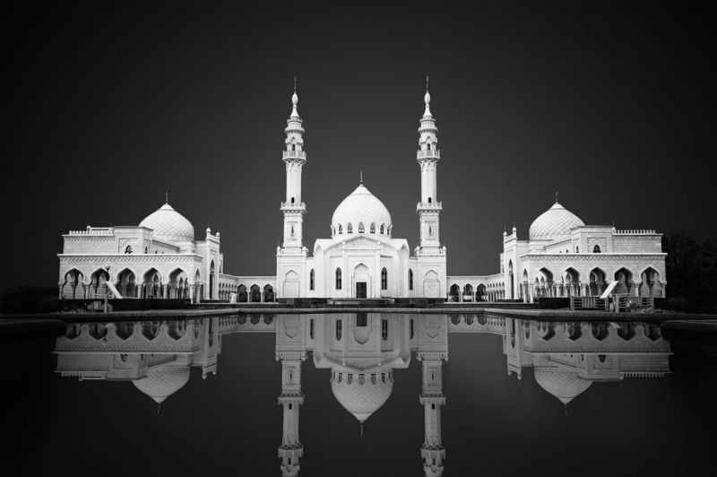 Мечеть, Татарстан, Булгар, отражение Булгар фото превью